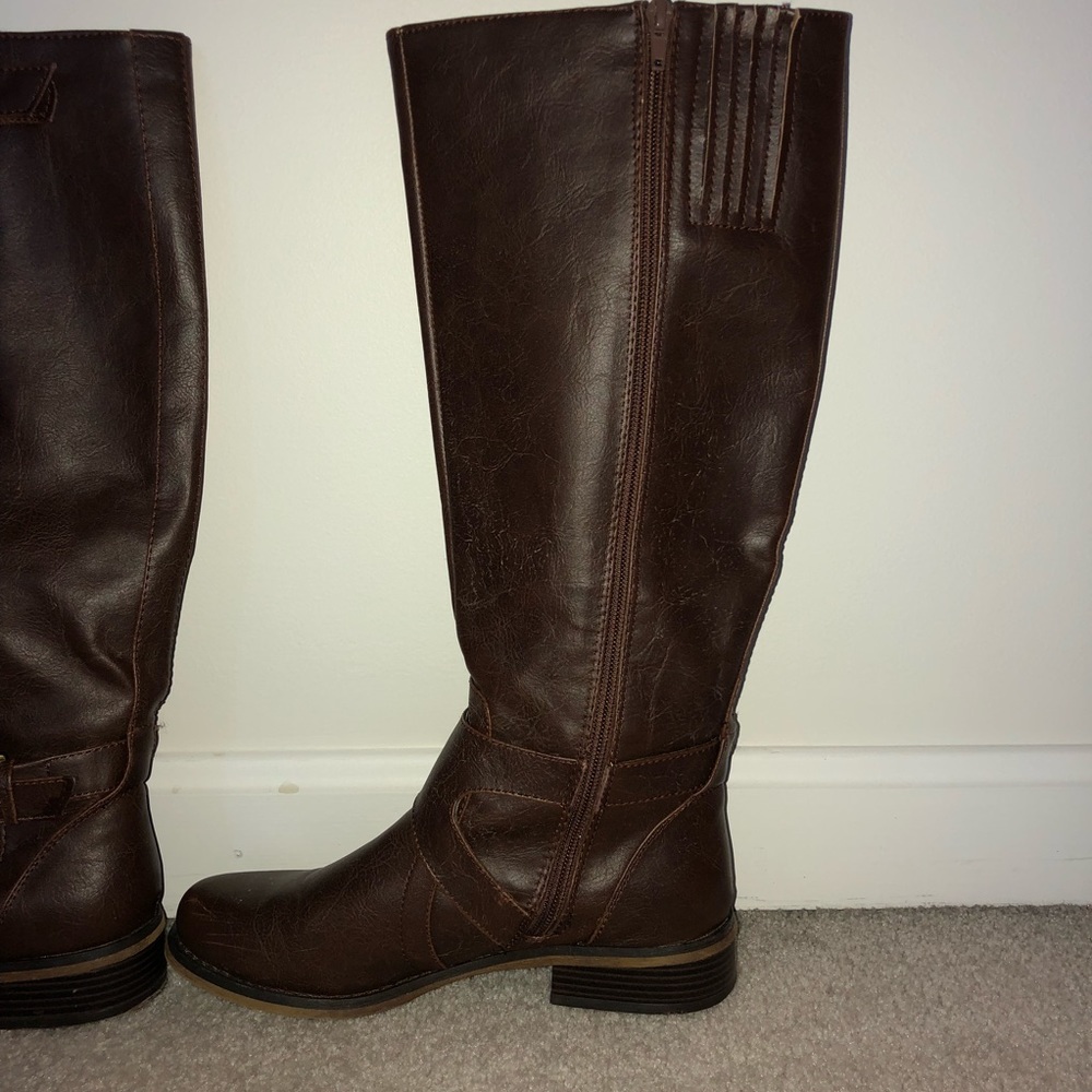 Guess Brown Riding Boots - Picture 2 of 4